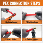 SUNGATOR 25-Pack 3/4 Inch PEX Plug End Cap Fittings