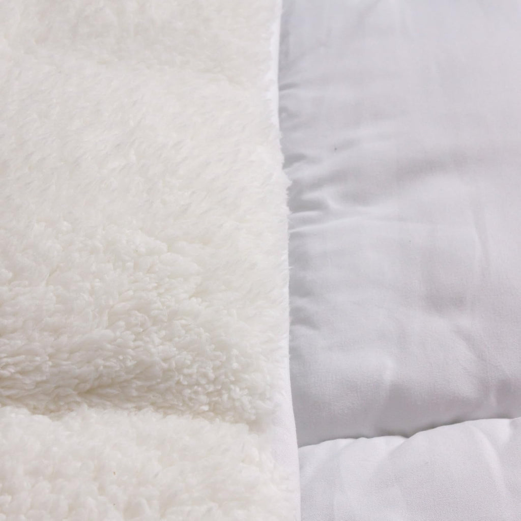 Abundance Deluxe Quilted Fleece Massage Table Pad Set. Includes Face Cradle Cover & Table Pad. Microfiber Fleece is