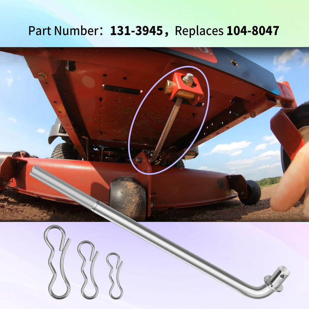 131-3945 Deck Mount Rod Compatible with Toro Quest E S Series, TimeCutter