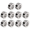 uxcell 10pcs Set Screw Shaft Collars 5.05mm Bore 10mm OD