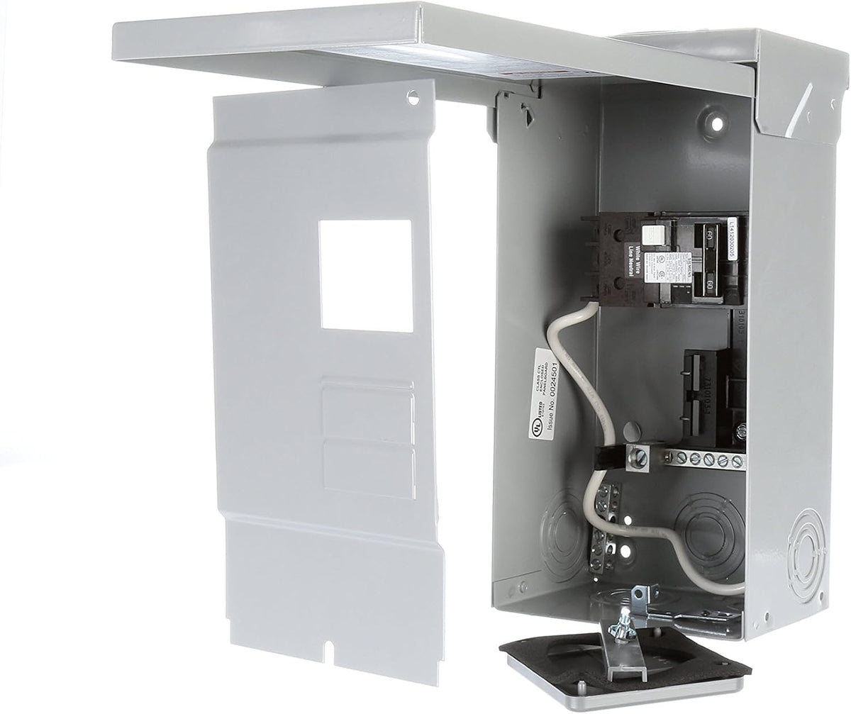 Siemens W0408L1125SPA60 125 Amp, 4-Space, 8-Circuit Main Lug Outdoor Spa Panel with 60 Amp GFCI Breaker