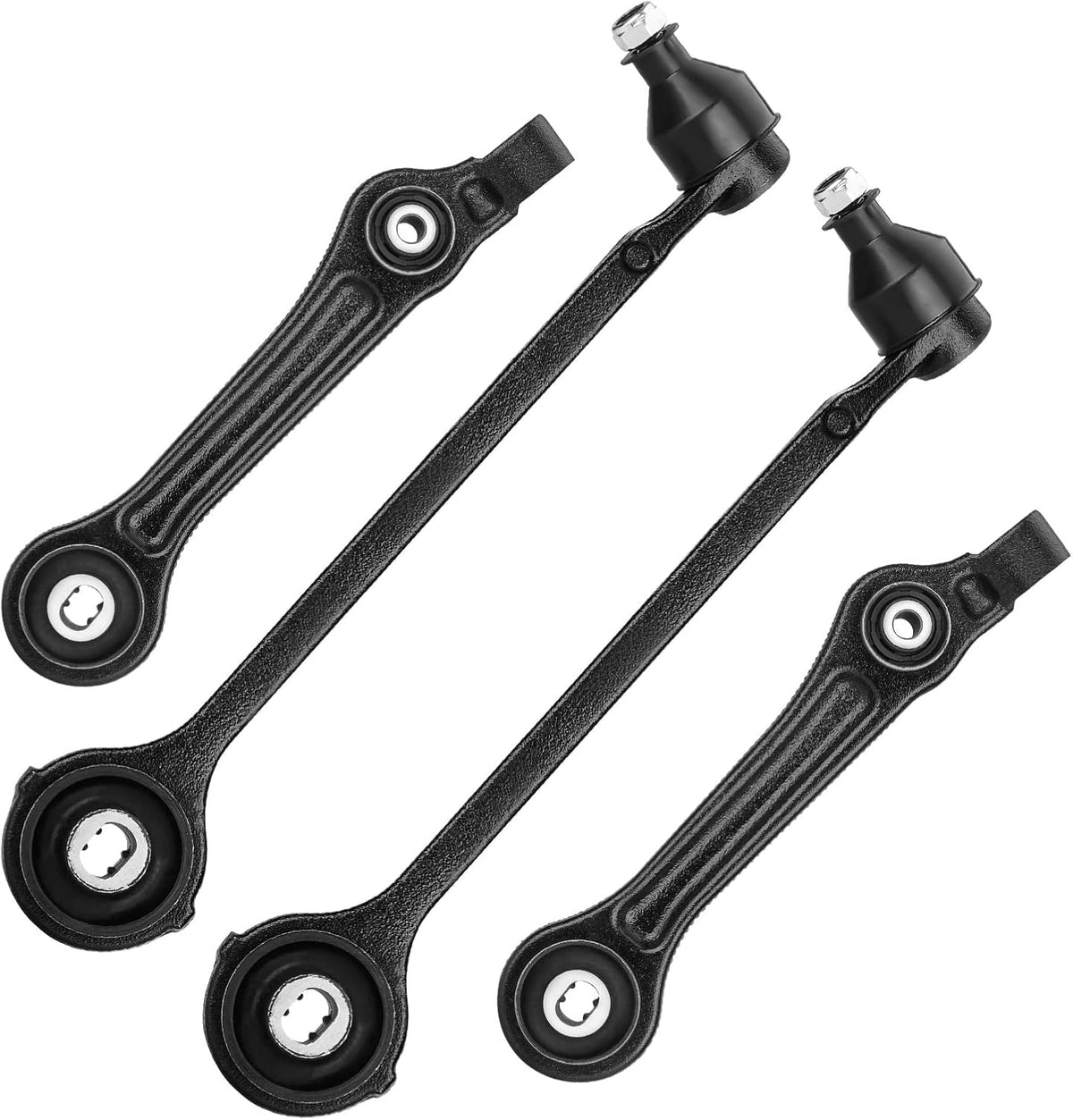 RWD Front Lower Forward & Rearward Control Arms Suspension Kit for 2005-2010 Chrysler 300, 2008-2010 Dodge Challenger, 2006-2010 Charger, 2005-2008 Magnum (4pc Set)