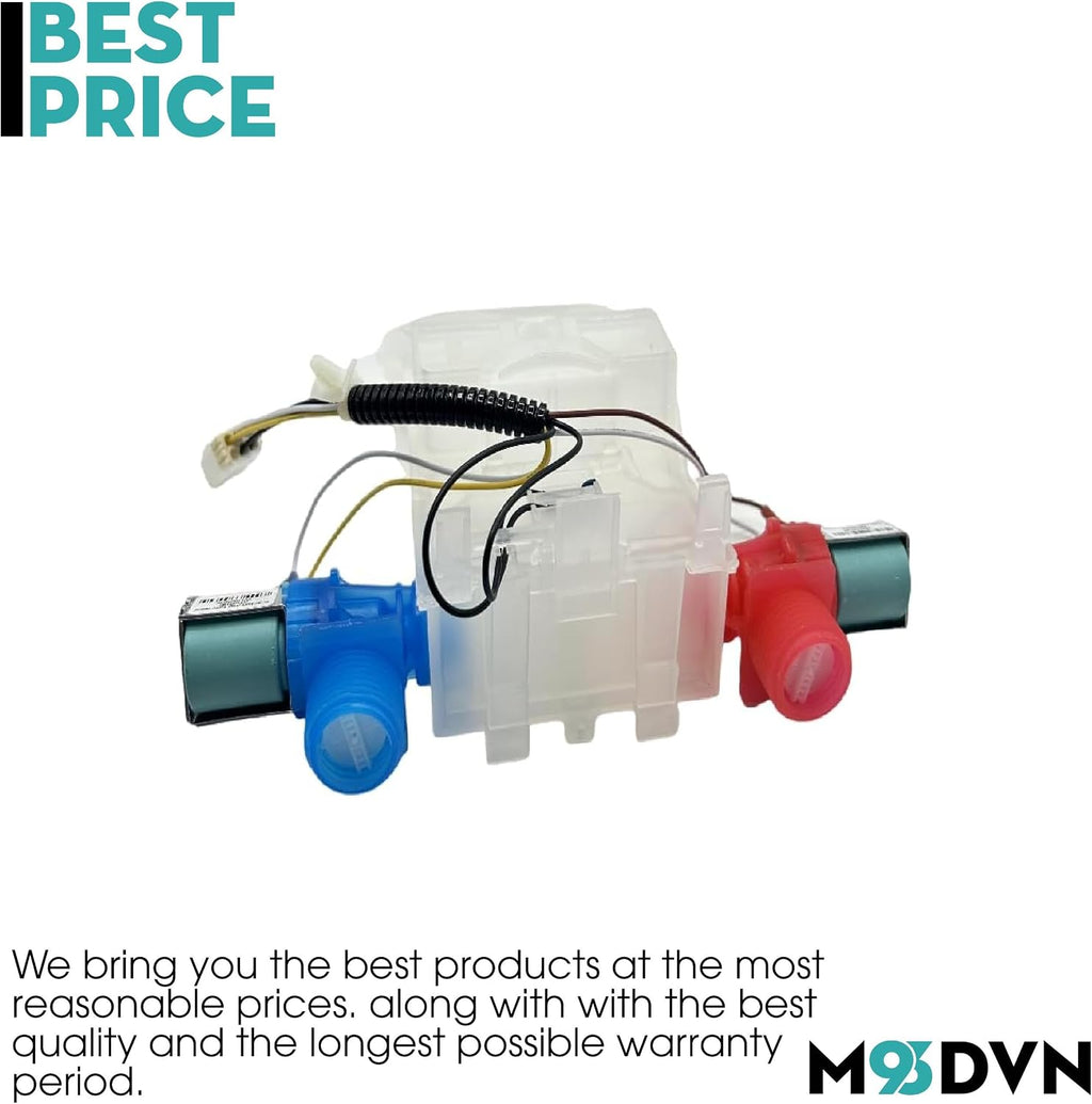 Water Inlet Valve with Vacuum Break Replacement For Amana NTW4500VQ1 WTW5100VQ1 WTW5100VQ2 WTW5300SQ2 Washer, Replacement For Inglis ITW4300SQ3 IV45001 IV4500X0 Washer