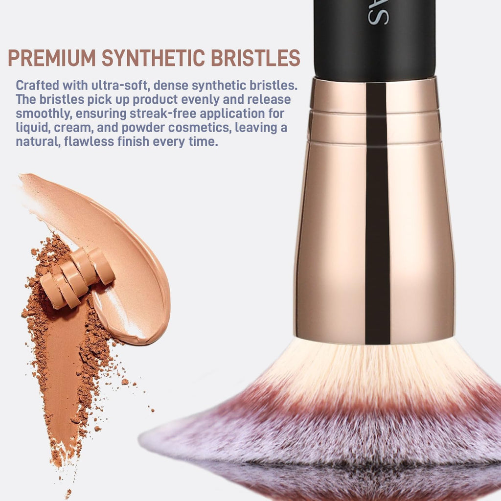 Foundation Brush, Premium Dual Powder Concealer Makeup Brush