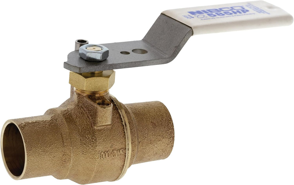 NIBCO S-585HP-LF 1" Solder Full Port Ball Valve