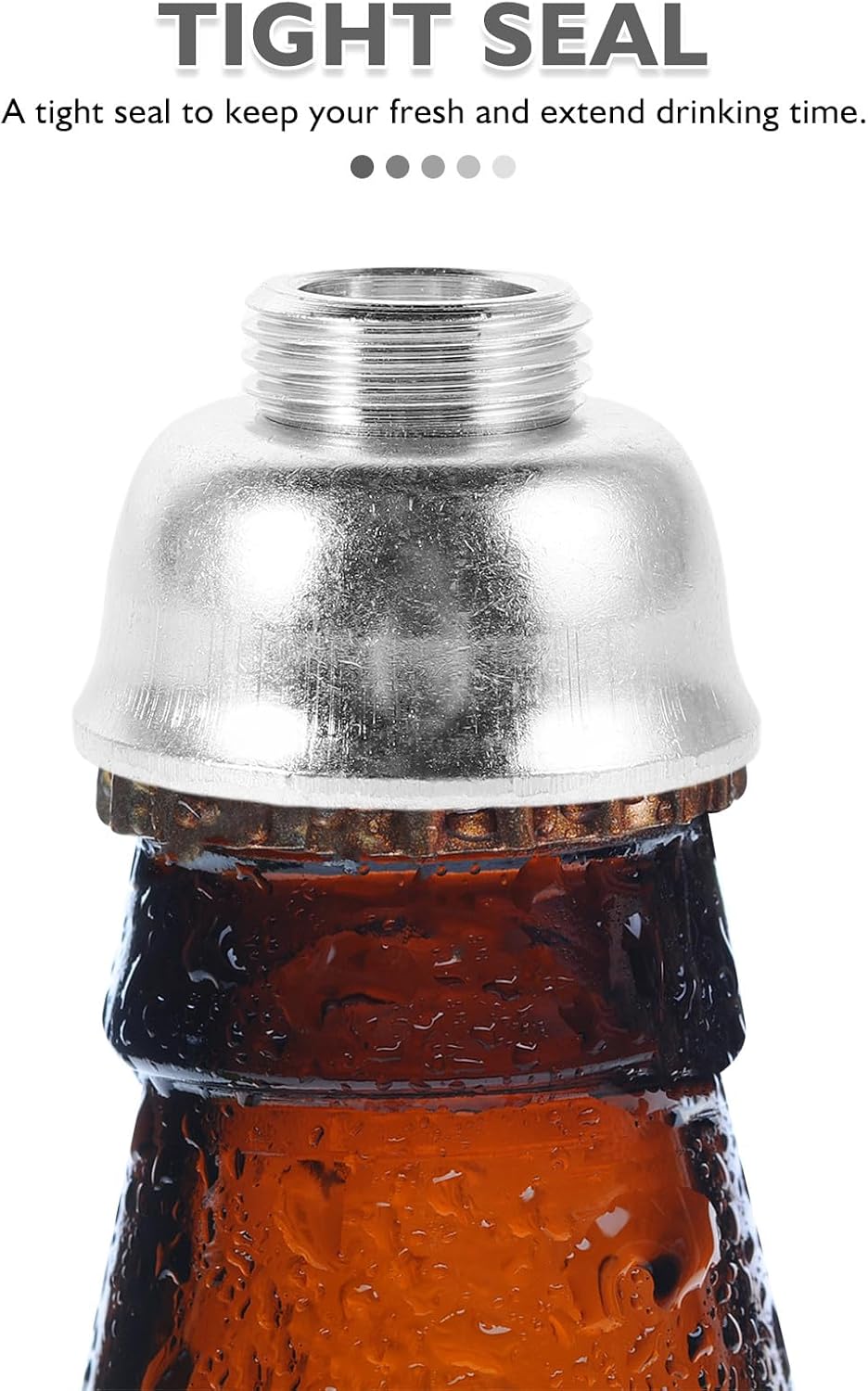Manual Bottle Capper Tool Head for Beer Bottles, Sturdy Capping Equipment Part for Home Brewing, Secure Seal for