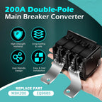 #MBK200 200 Amp 2-Pole Main Breaker Conversion Kit, for EQ Load Centers