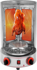 Commercial Shawarma Machine, 110V 3000W Vertical Rotisserie with 2 Heaters