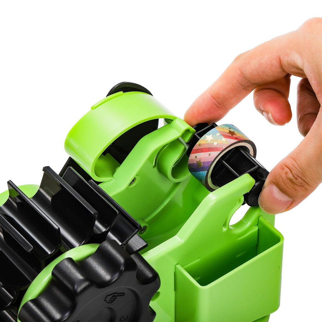 Multi-Roll Heat Tape Dispenser, 1" and 3" Double Reel Cores Sublimation Tape Dispenser for Pre-Cut Heat Transfer