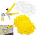Tile Leveling System 1/8" Kit with 1pc Tile Plier, 600pcs Tile Spacers Level Clips, 200pcs Reusable Wedges for Wall