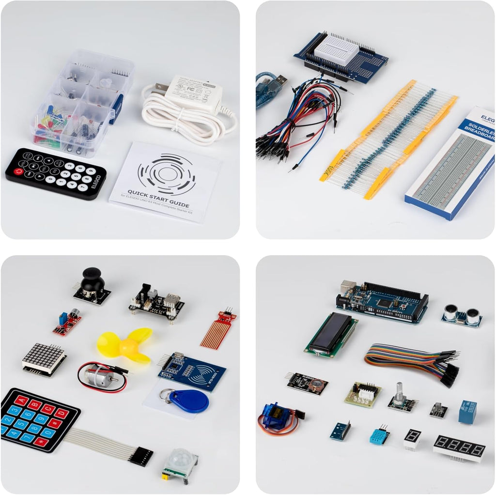 ELEGOO Mega 2560 R3 Project The Most Complete Starter Kit with Tutorial | Compatible with Arduino IDE, Ultimate