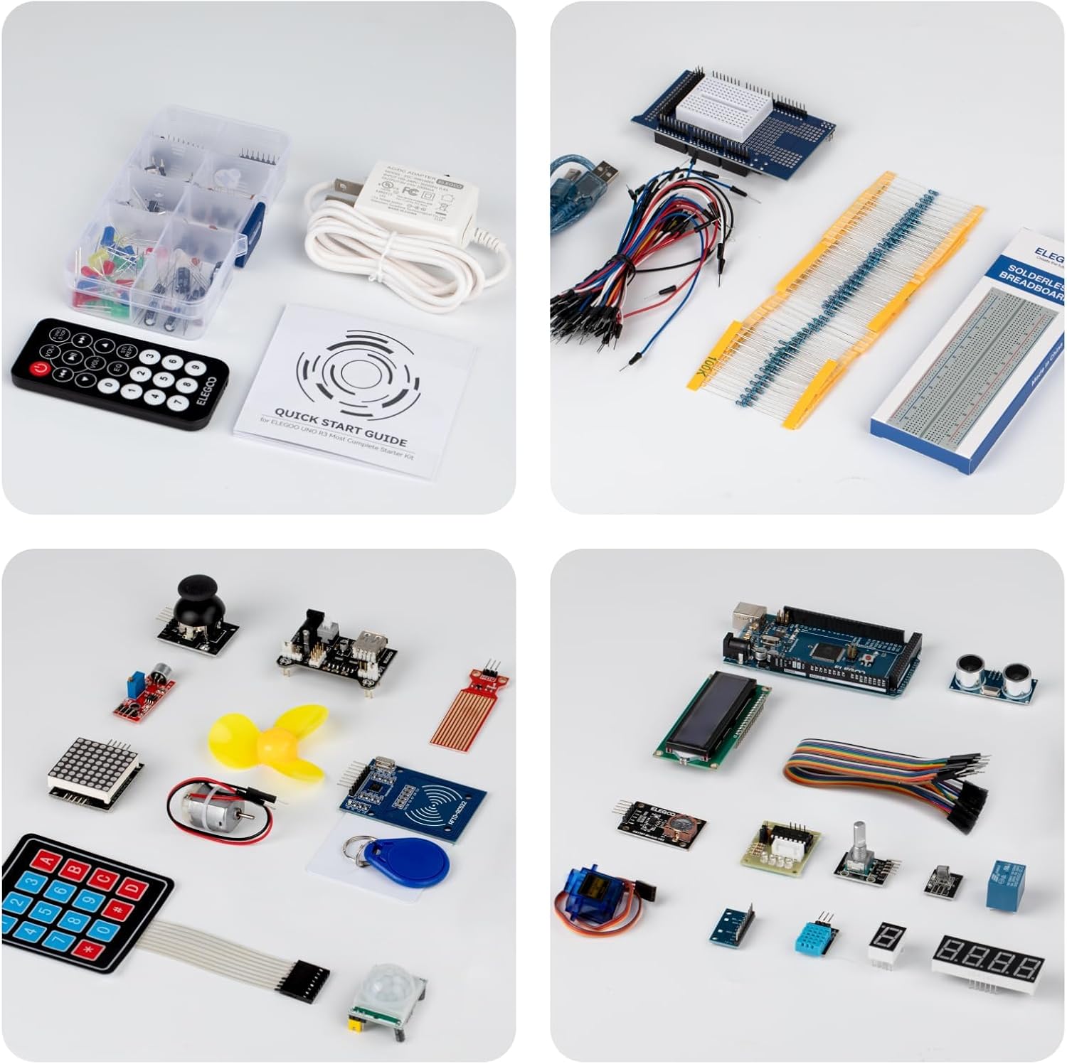 ELEGOO Mega 2560 R3 Project The Most Complete Starter Kit with Tutorial | Compatible with Arduino IDE, Ultimate