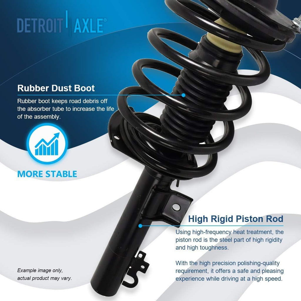 Detroit Axle - 4pc Struts Shocks for 1996-2005 Ford Taurus Mercury Sable