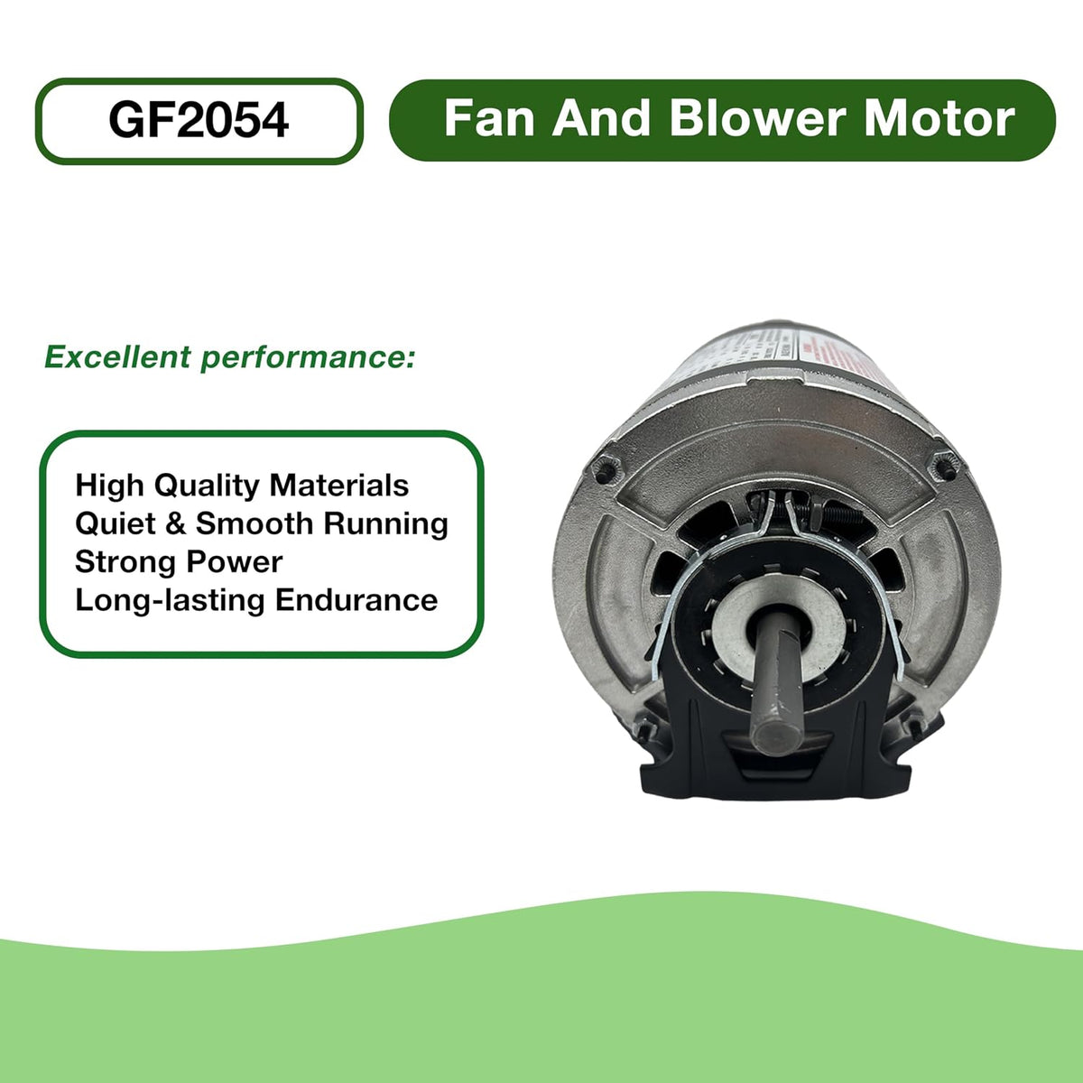 GF2054 Belt Drive Blower Electric Fan Motor 1/2 hp 115V 1725RPM 48F