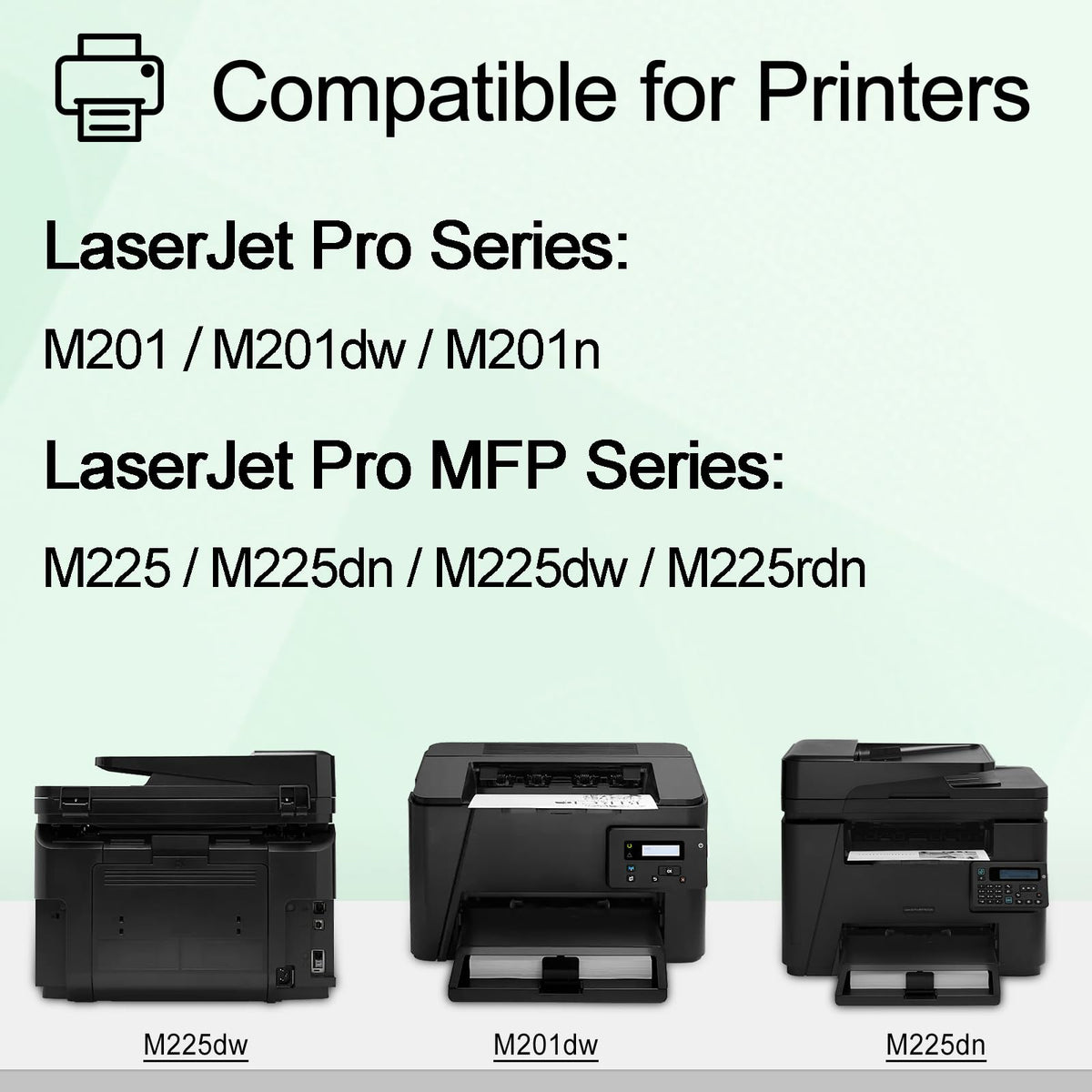 83X Black Toner Cartridge Compatible Replacement for HP CF283X