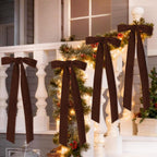 10 Yards Brown Velvet Ribbon for Christmas Tree, 2 Inch