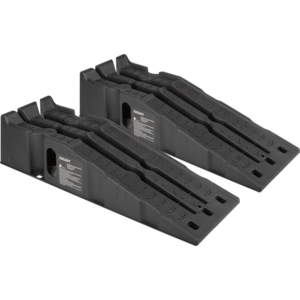 Car Ramps 2-Pack - Heavy-Duty Car Lifts for Home Garage or Shop - 13,000lb GVW Capacity, 6,500lb Load Capacity Per