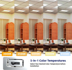 2x2 FT LED Center Basket Troffer Panel Light Drop Ceiling Lights