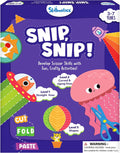 Scissor Skills Activity Book - Snip Snip, 25 Cutting Activities for Preschoolers, Felt Craft Kit, 2 Child-Safe