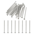 PATIKIL #8-32 x 3 Inch Flat Head Socket Cap Screws, 20 Pack 304 Stainless Steel Flat Countersunk Bolts Hex Socket Drive Machine Screws Full Thread Coarse Thread UNC Grade 6.8
