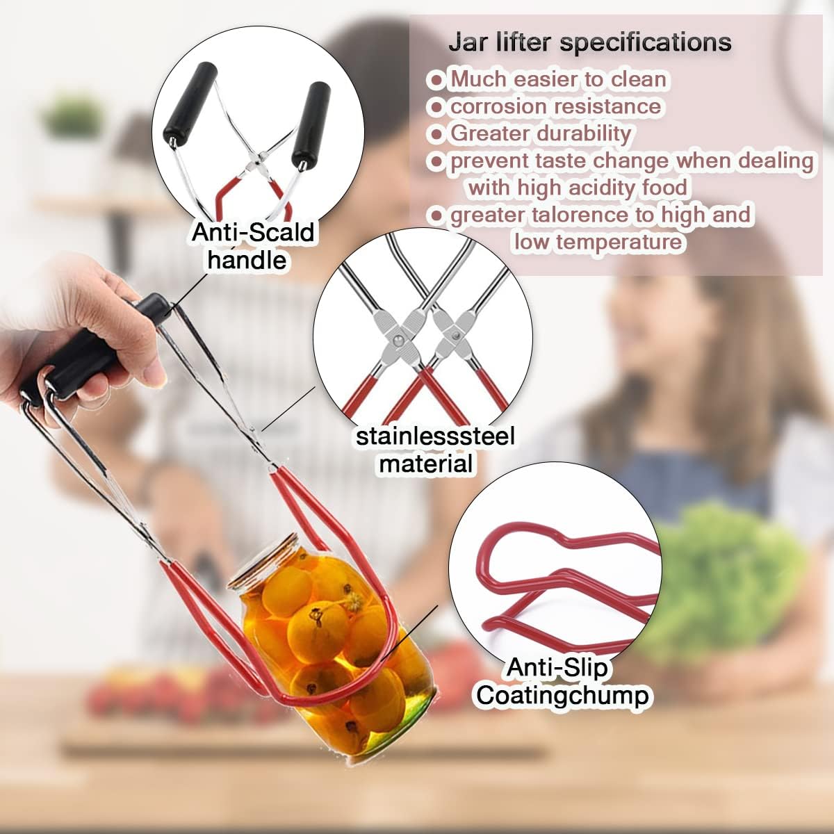Canning Starter Kit - Supplies, Tools, Equipment - Pot Set, Funnel, Magnetic Jar Lifter, Jar Wrench, Lid Lifter