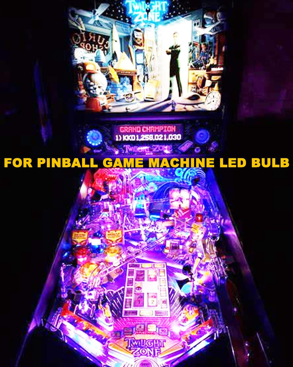 LED 6V 6.3V DC BA9S GE44 47 Pinball LED Light Bulb White