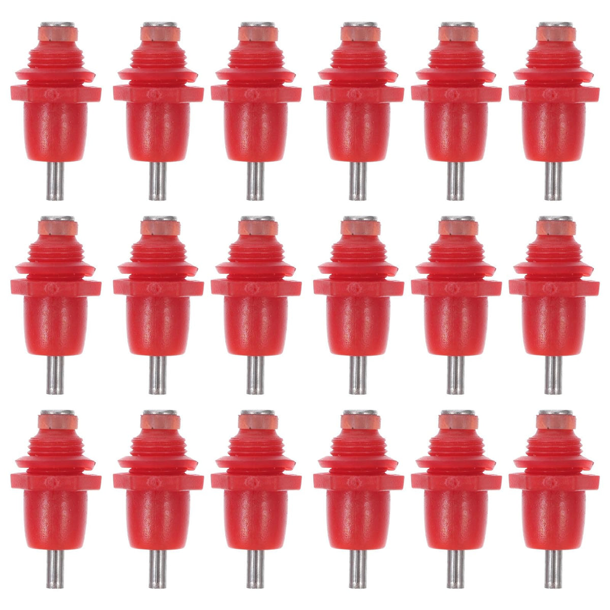 20pcs Chicken Water Nipples Steel PVC Automatic Poultry Waterer Kit
