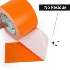 1Pack 3inch Duct Tape Heavy Duty Waterproof Orange 9Mil 20Yds