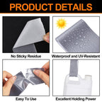 12 Pcs 1.77" x10 ft Travel Duct Tape Mini Pocket Size Roll, Silver