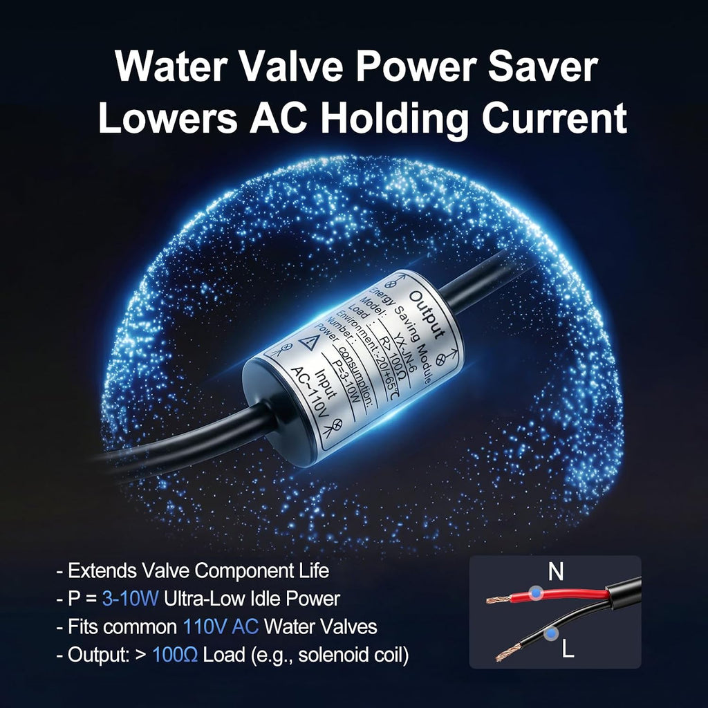 BAOMAIN 3/4" PT Brass Energy Saving Electric Solenoid Valve AC 110V NO