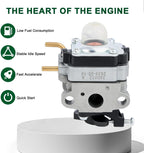307160001 Carburetor for Ryobi RY253SS RY252CS RY251PH 25cc Trimmer