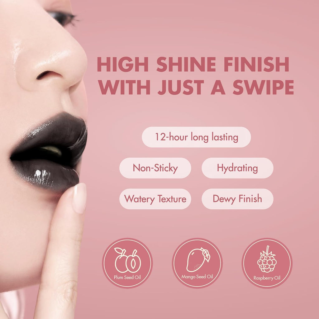 The Juicy Lasting Tint Mini | Glossy Lip Tint | Blackberry | 1oz