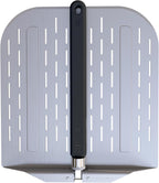 12-Inch Aluminum Pizza Peel with Long Foldable Handle
