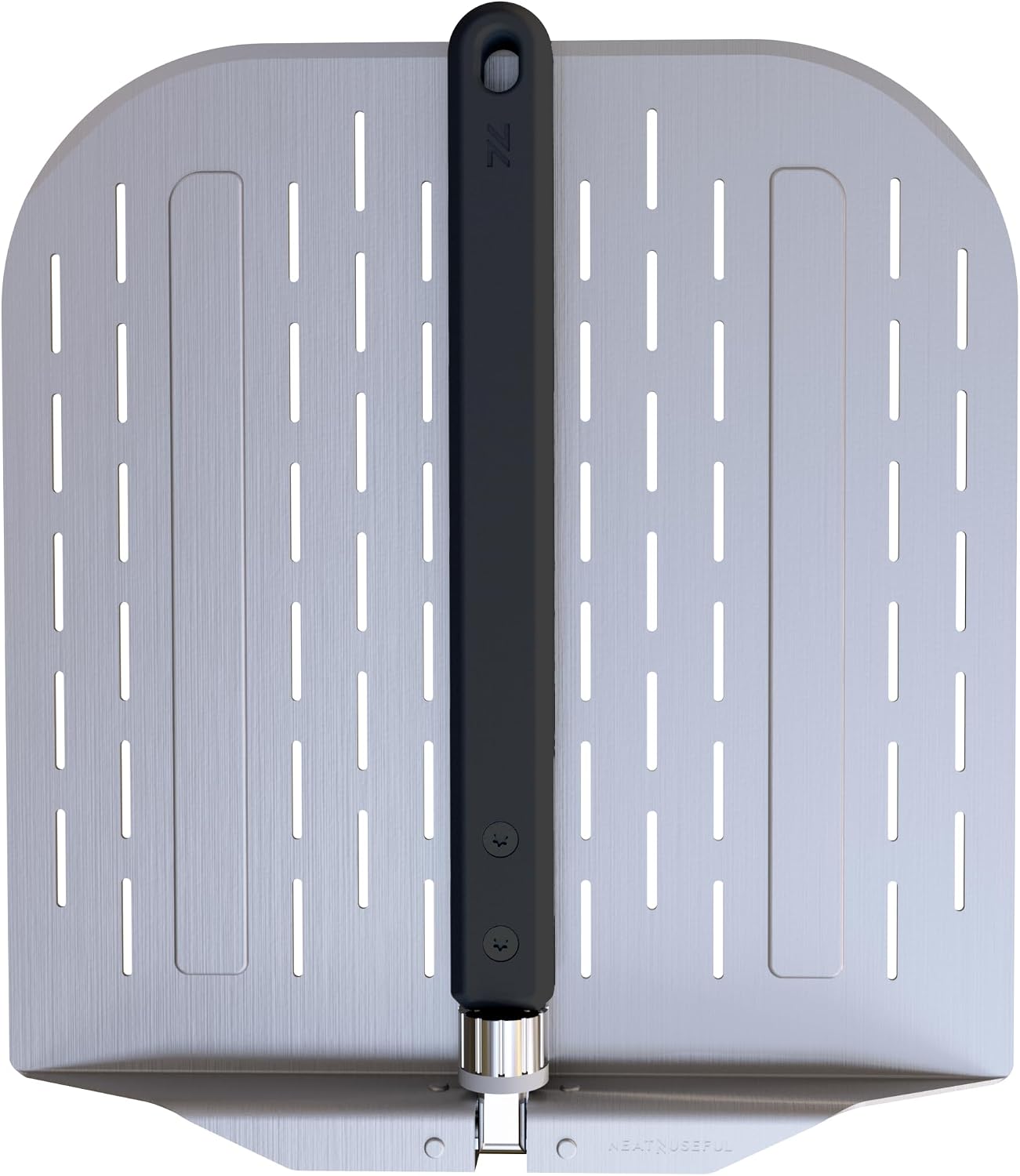 12-Inch Aluminum Pizza Peel with Long Foldable Handle
