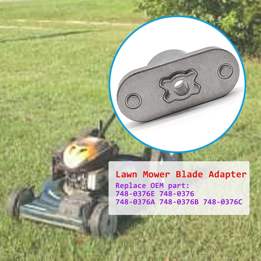 748-0376E Lawn Mower Blade Adapter Replaces MTD 748-0376 748-0376A 748-0376B 748-0376C, Fits MTD Craftsman Troy-Bilt