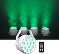 RockPAR TRI White LED RGB Compact Par Can DJ DMX Wash Light | Remote Included, Sound Activated, Strobe, Color Mixing