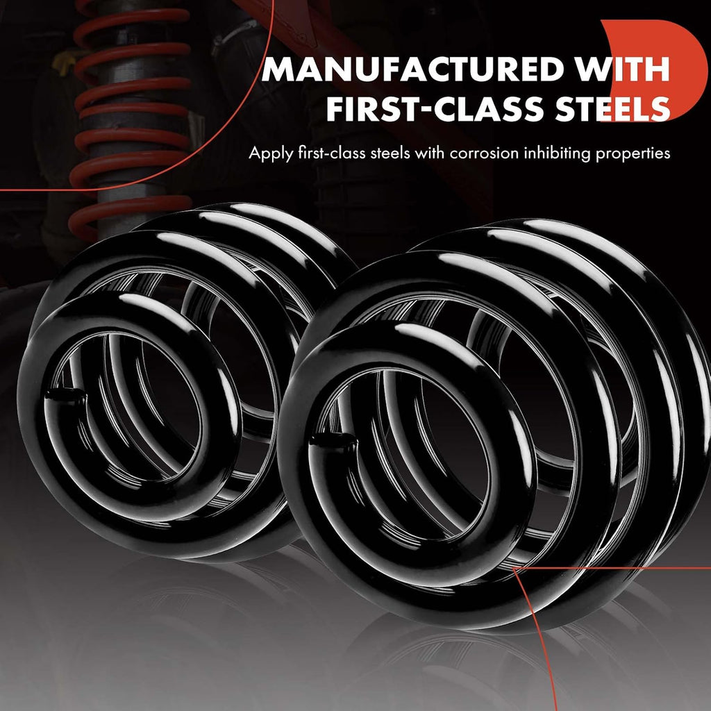 A-Premium Front Suspension Coil Spring Set Compatible with Toyota