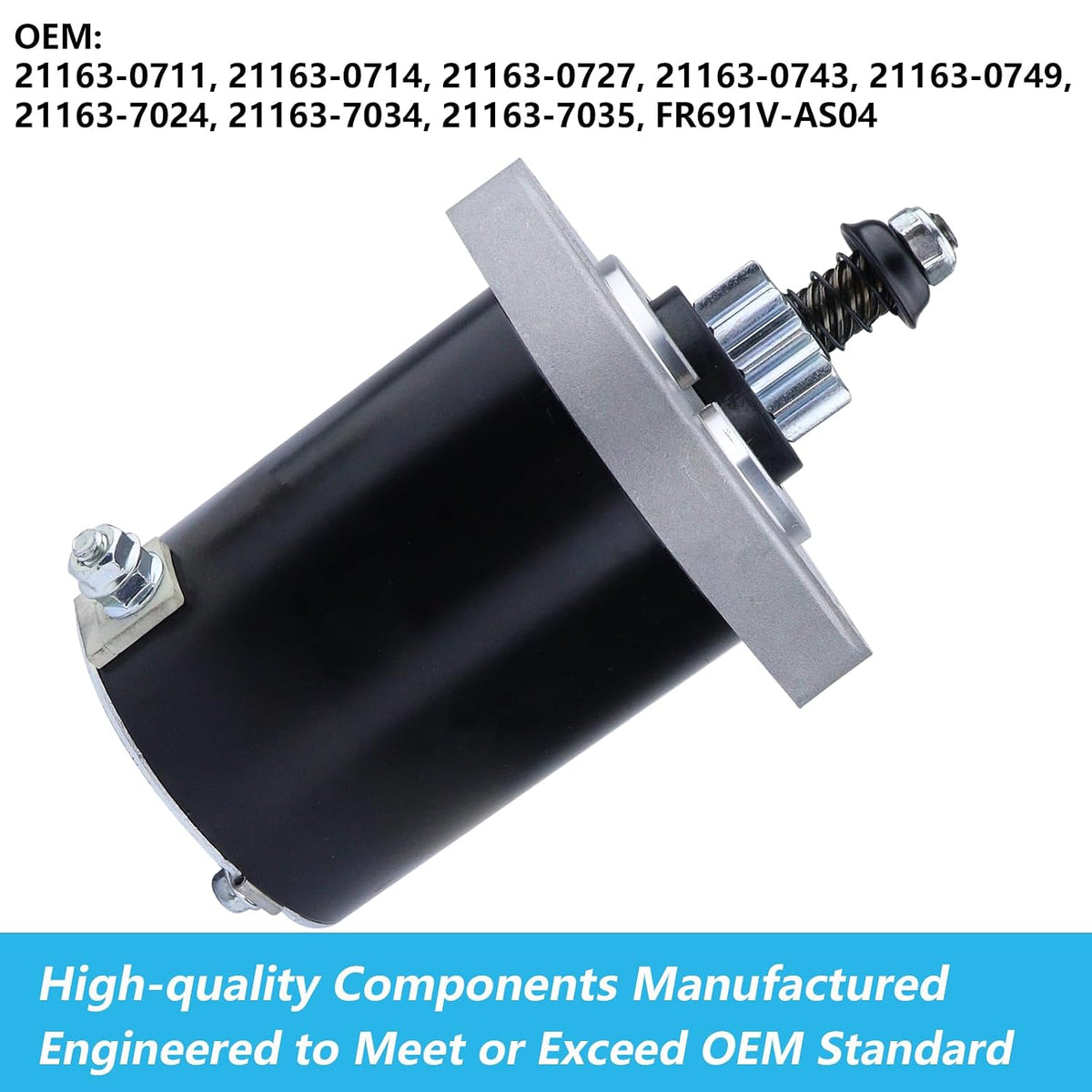 Starter & Relay for Kawasaki FR651V FR691V FS600V FS651V