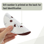 Bates- Sanding Discs, 5 Inch 8 Hole Sanding Discs, 100 Pack, Grits 60 120 240 400 600 800 1000 1200 1500 2000, Sanding Pads, Hook and Loop Sanding Disc, Round Sandpaper Discs, 5 inch Sanding