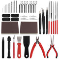 46-Piece 3D Printer Tool Kit, All-in-One 3D Printing Accessories | Support Removal and Deburring Tools, Drilling and