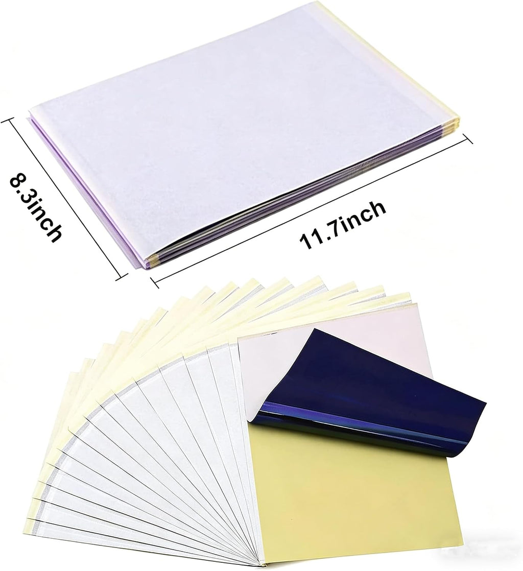 Tattoo Transfer Paper 50Pcs Tattoo Stencil Paper Printer