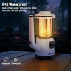 Rechargeable Flashlight Lantern 2-in-1 LED Handheld Flashlight with Lantern and Spotlight Modes - Perfect for Power
