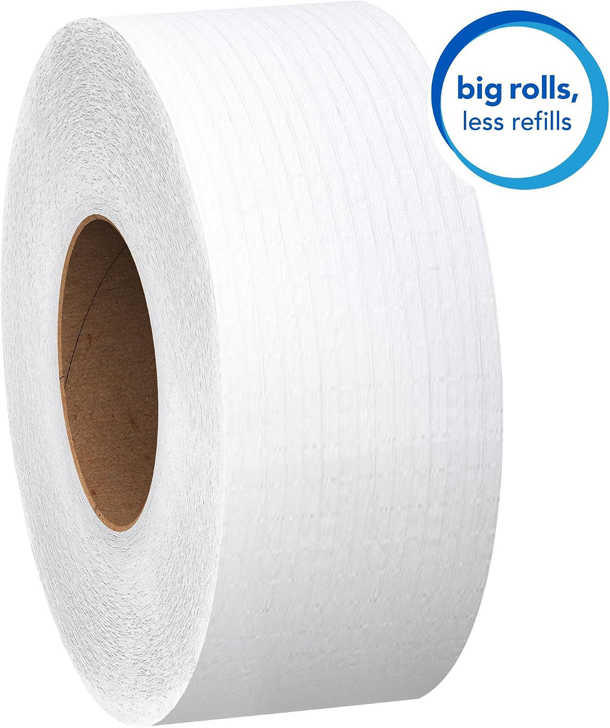 Jumbo Roll Toilet Paper, Bulk, 12 Rolls x 750' (07304)