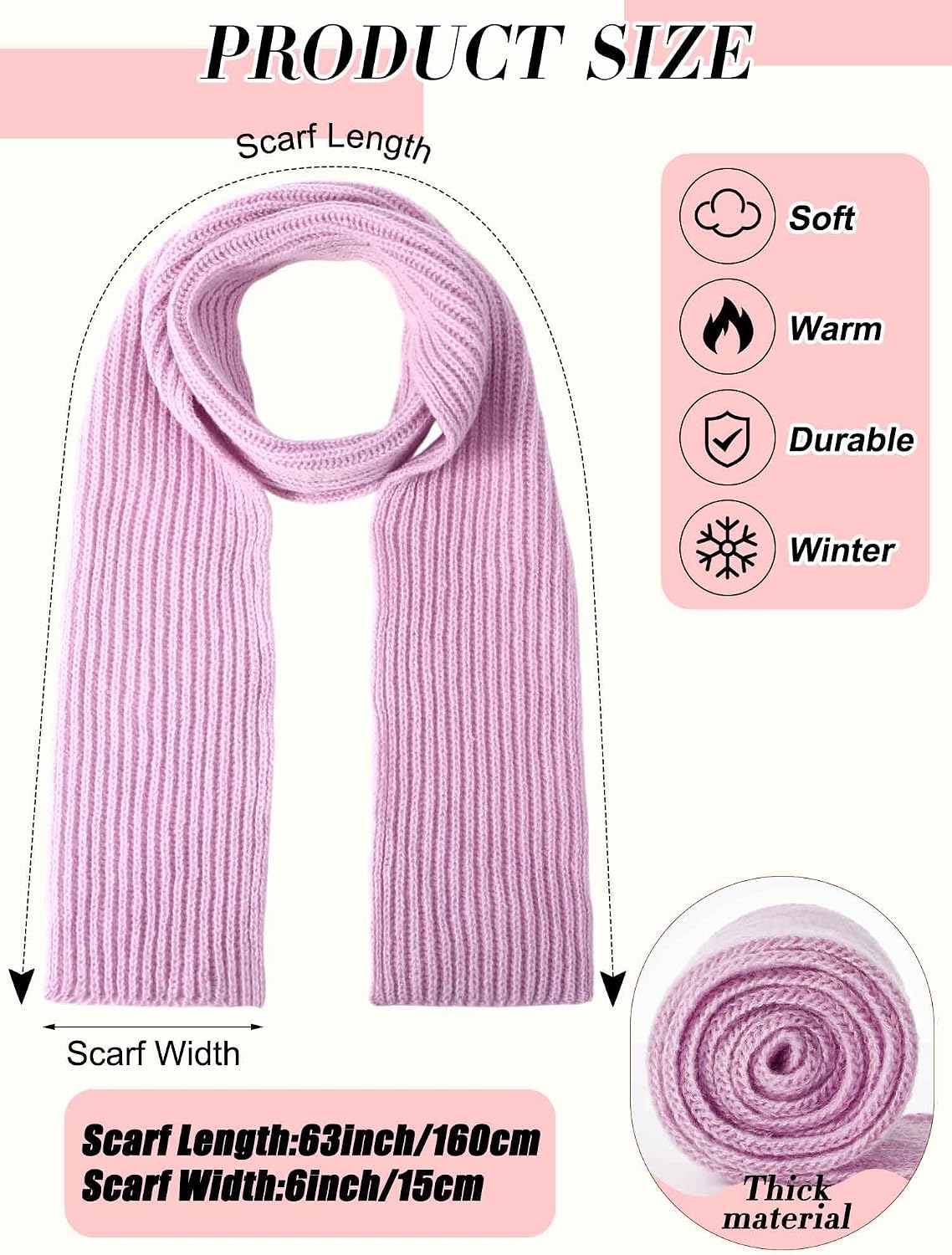 2 Sets Kids Winter Hat Gloves Scarf Set Girls and Boys Knit Hat with Pom Warm Scarf Snow Gloves for 3-10 Years Toddler