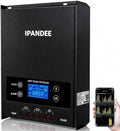 60A MPPT Solar Charge Controller 200VDC Max Input,99.9% Efficiency,12V/24V/36V/48V Auto,APP Monitoring,60 Amp LCD