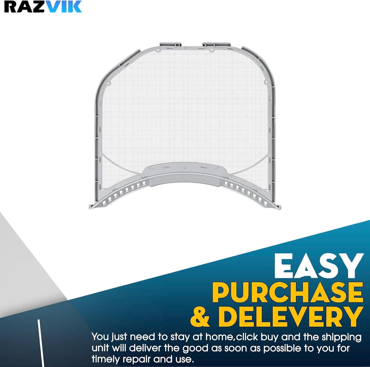 Replacement for LG Dryer Lint Filter 70R00 DLE3400W DLE3500W DLE3170W DLE2701V DLGX3371R