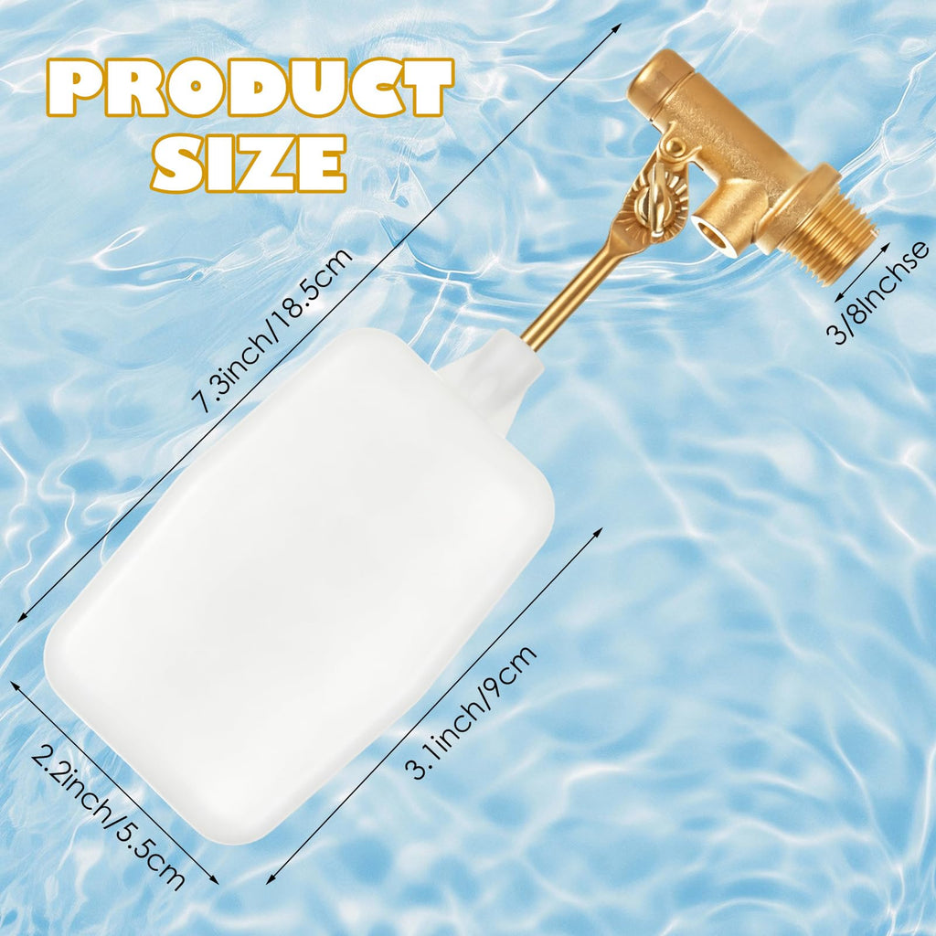 ASelected 3/8" Copper Pool Float Valve for Water Level Controller