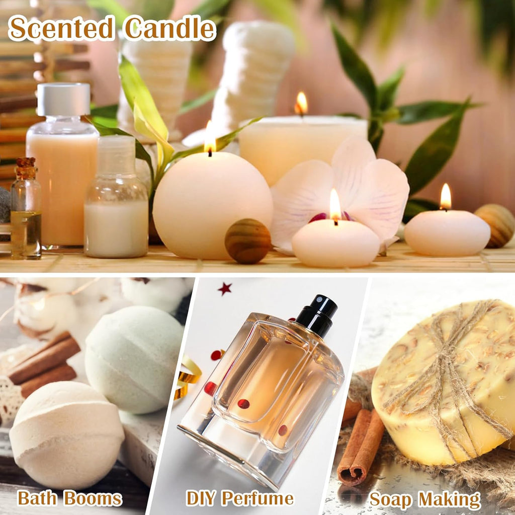 Bakery Essential Oils Set - Fragrance Oil for Diffusers, Candle Making - Pumpkin Pie, Coffee Cake, Oatmeal Cookie