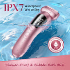 Cordless Electric Razor for Women: IPX7 & LED Display