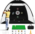 Golf Net, Golf Practice Net with Golf Hitting Mat, Home Golf Hitting Aid Nets for Backyard Driving Chipping Swing
